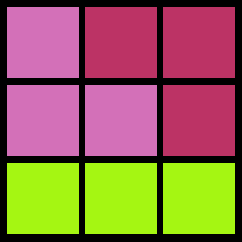 Lösung für 3x3-Matrix