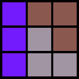 Lösung für 3x3-Matrix