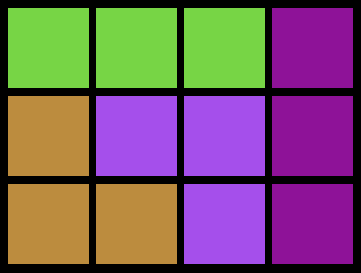 Lösung für 3x4-Matrix