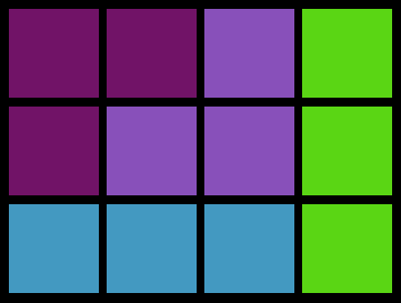 Lösung für 3x4-Matrix