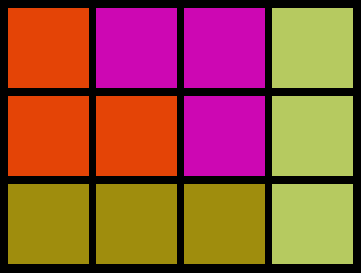 Lösung für 3x4-Matrix