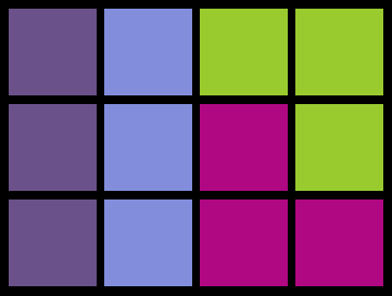 Lösung für 3x4-Matrix